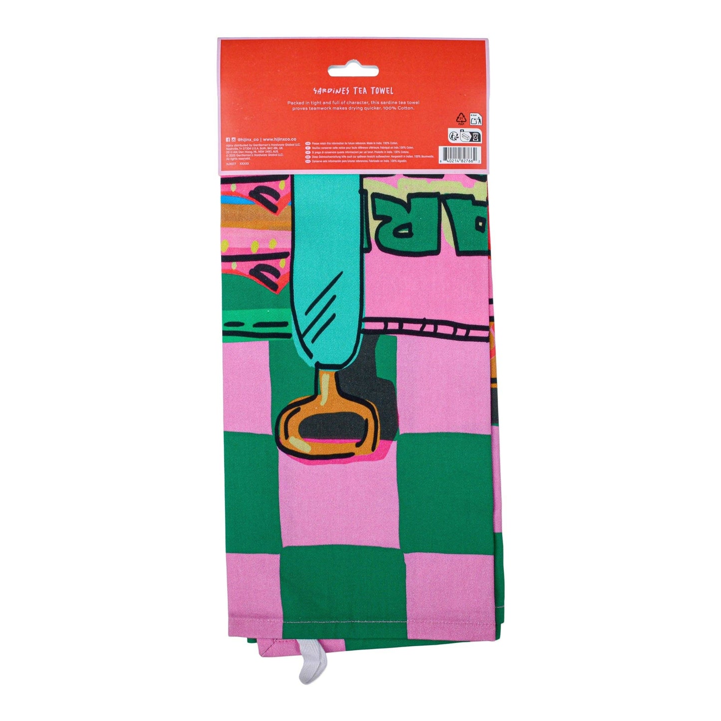 Designworks Collective | Hijinx Tea Towel | Sardines