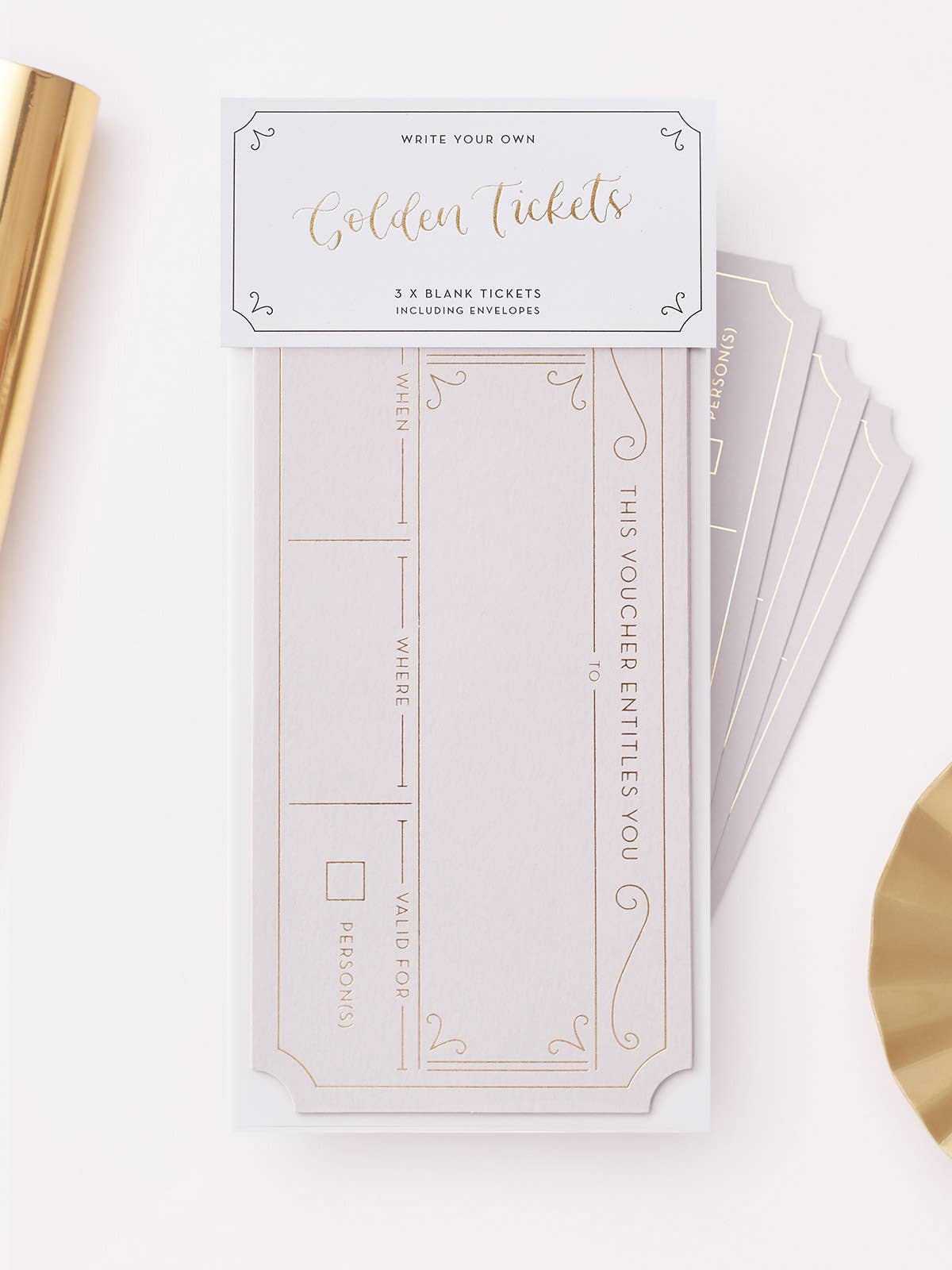 Another Loop | Blank Gift Voucher 3 Pack | Grey