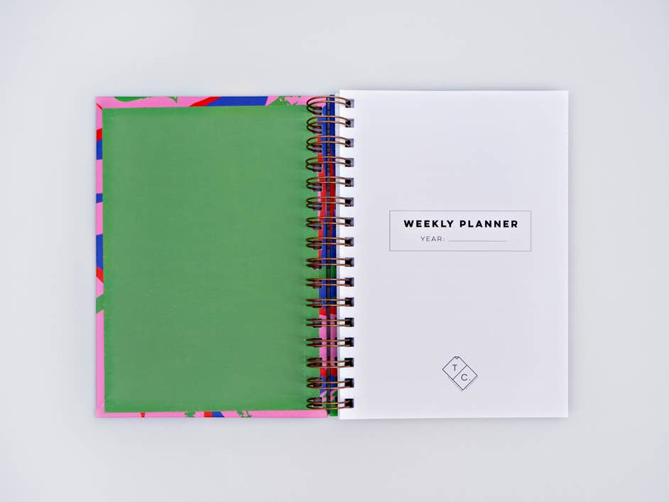 The Completist | Hard Cover Undated Weekly Planner | Capri