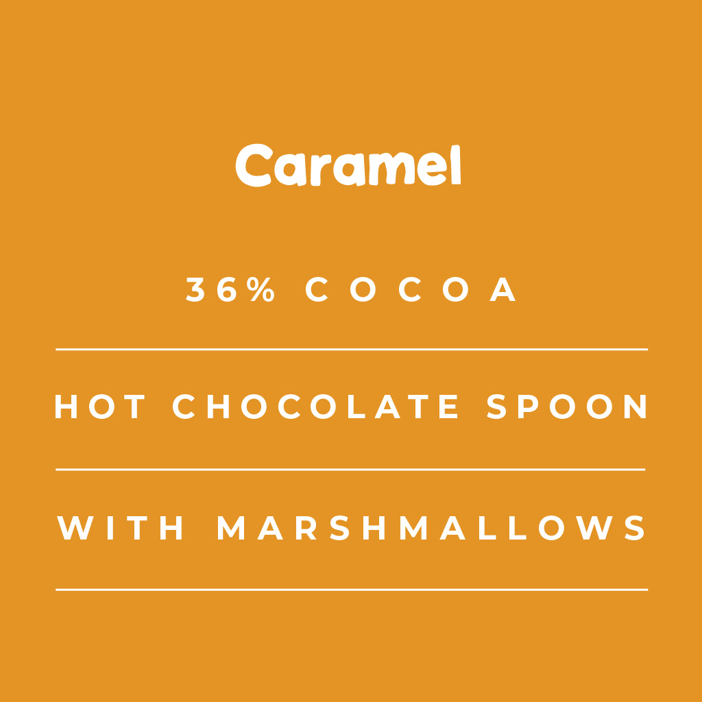 GNAW | Hot Chocolate Spoon With Marshmallows | Caramel