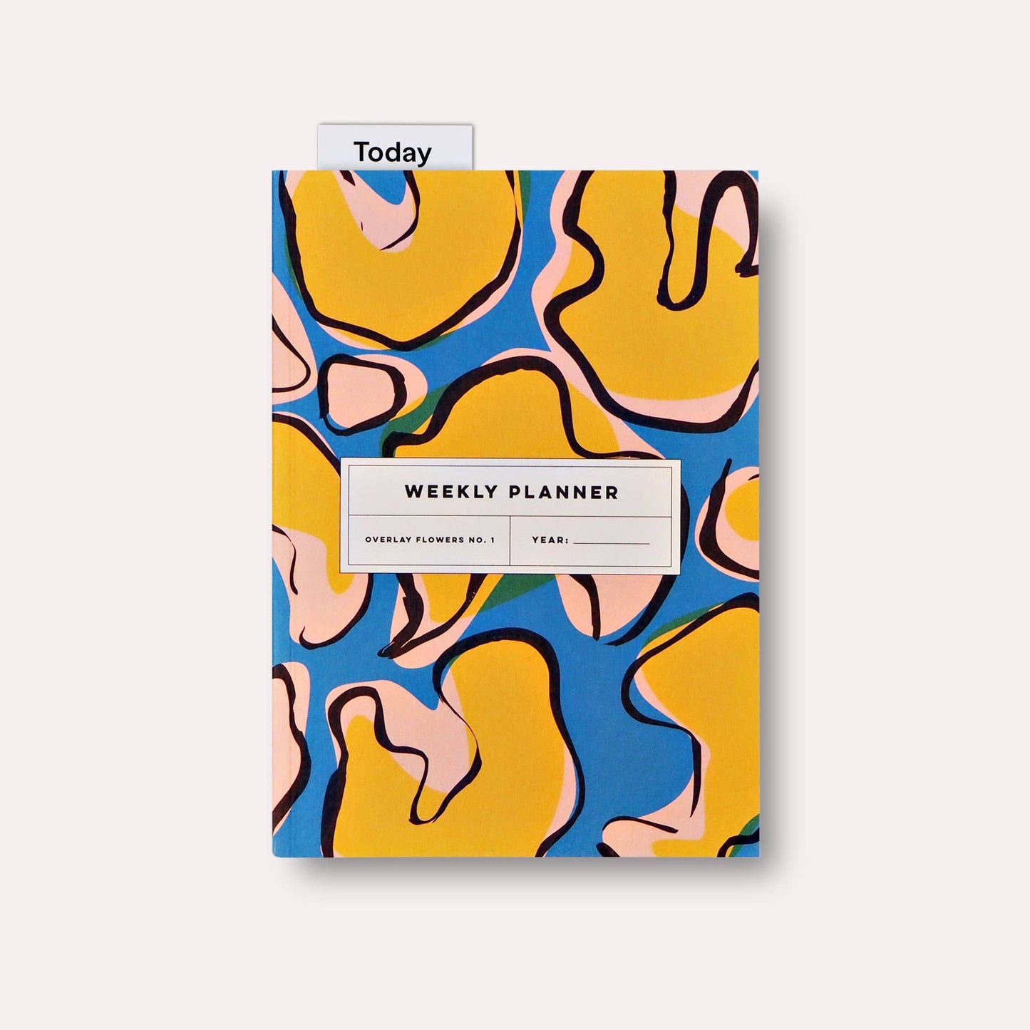 The Completist | Lay Flat Weekly Planner Book | Overlay Flowers No 1