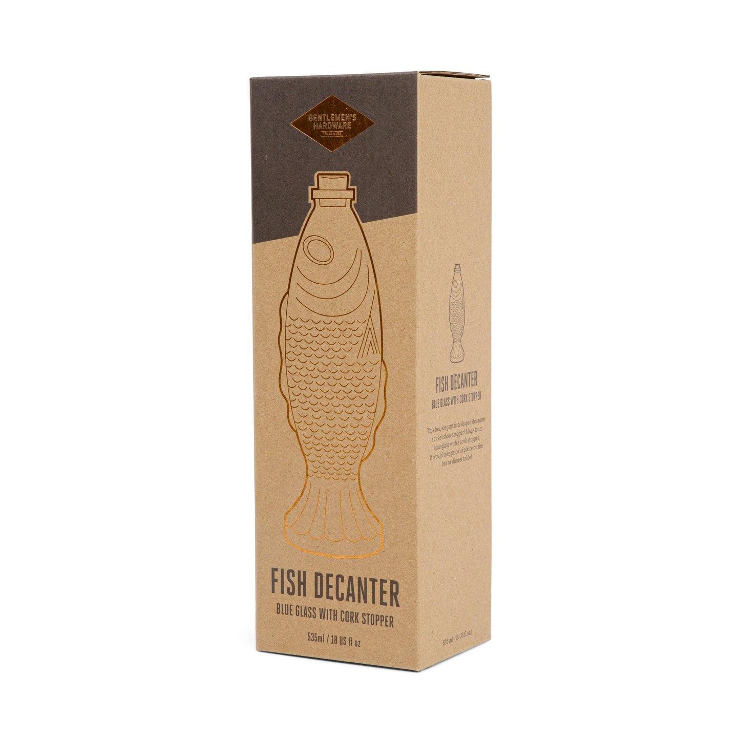 Designworks Collective | Gentlemen's Hardware | Blue Fish Decanter