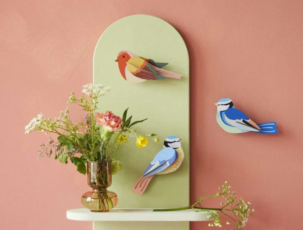 3D Wall Art | Blue Tits