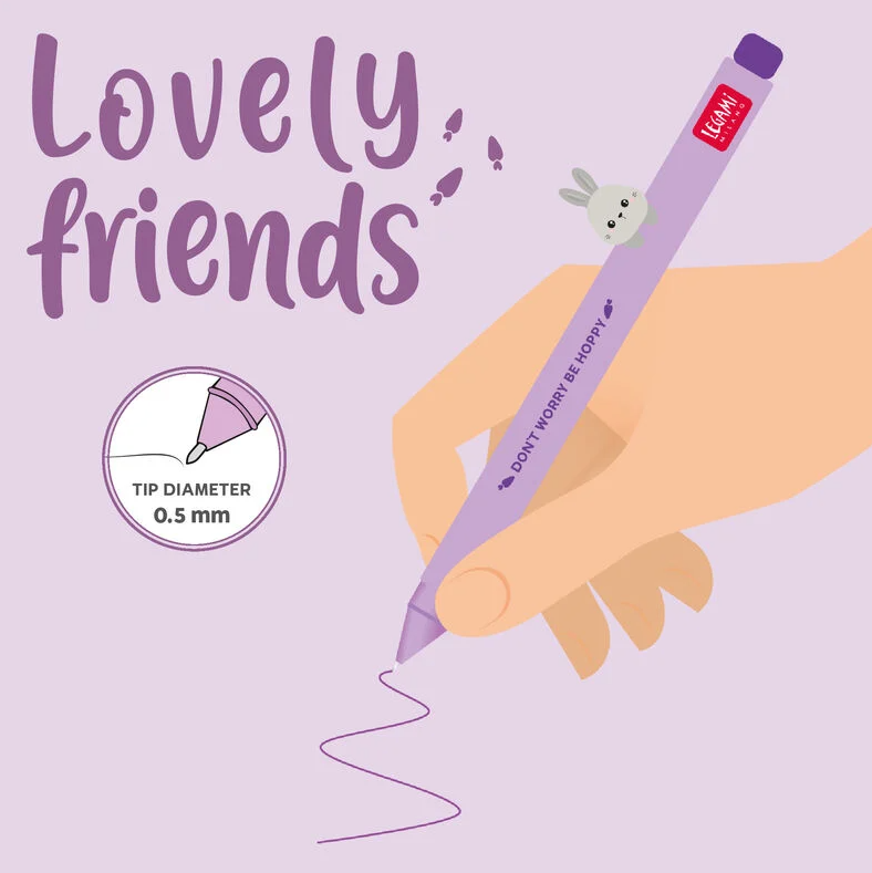 Legami | Lovely Friends Gel Pen | Bunny