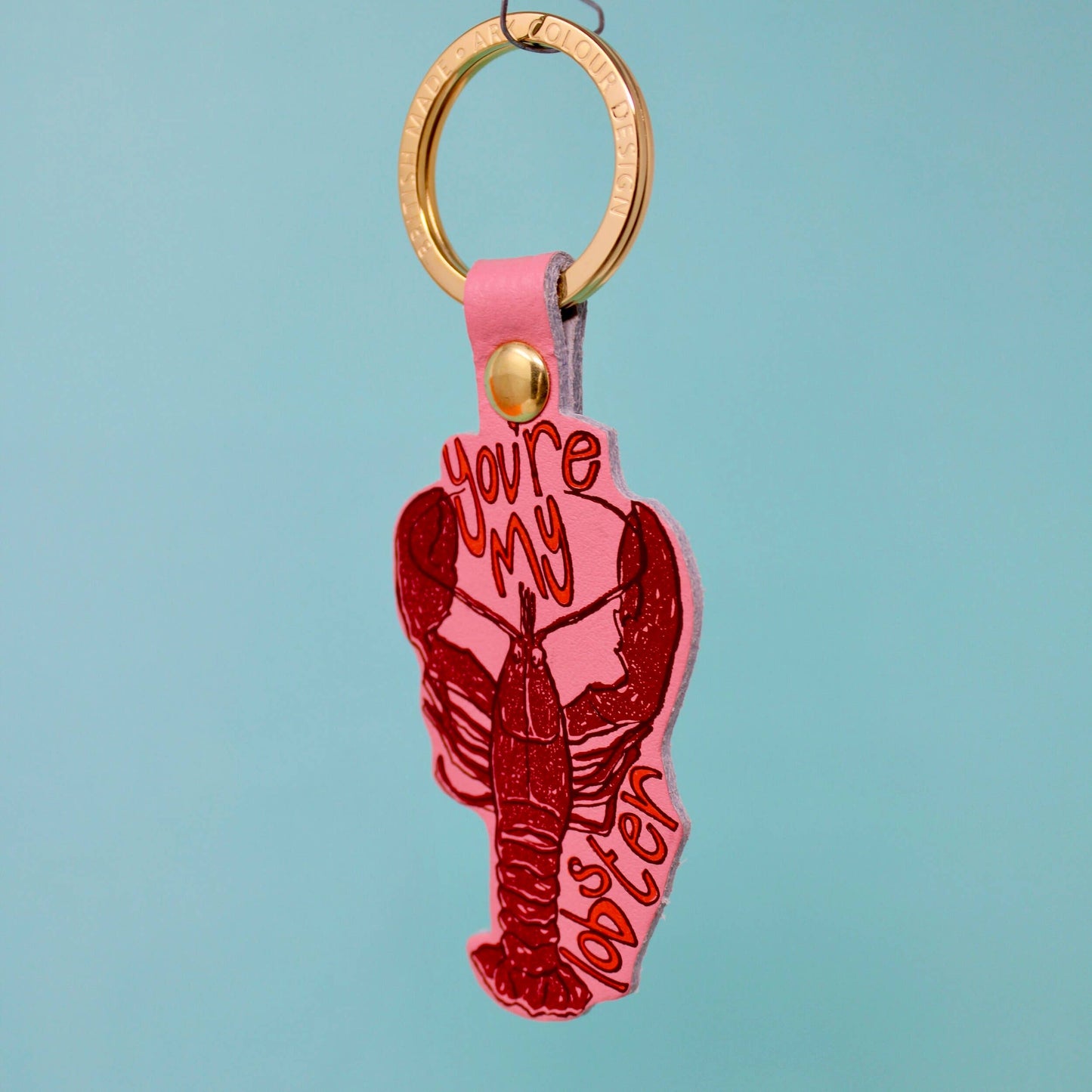 Ark | You're My Lobster Key Fob | Pink