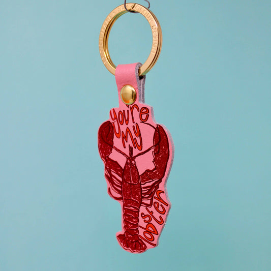 Ark | You're My Lobster Key Fob | Pink