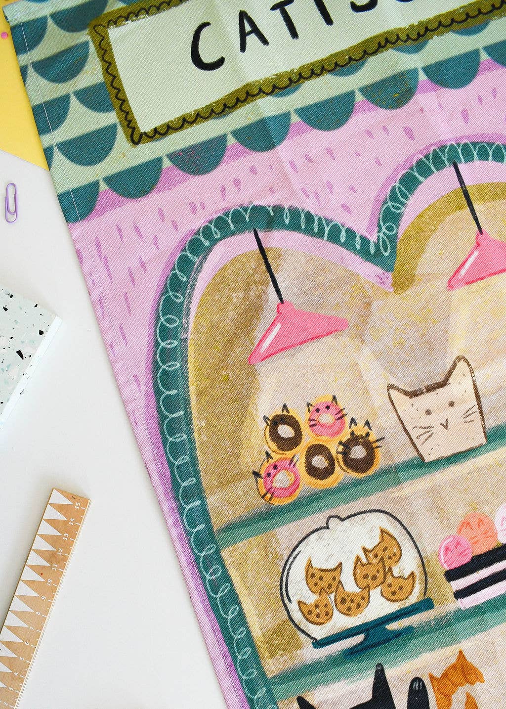 Niaski | Tea Towel | Street Cats | Catisserie