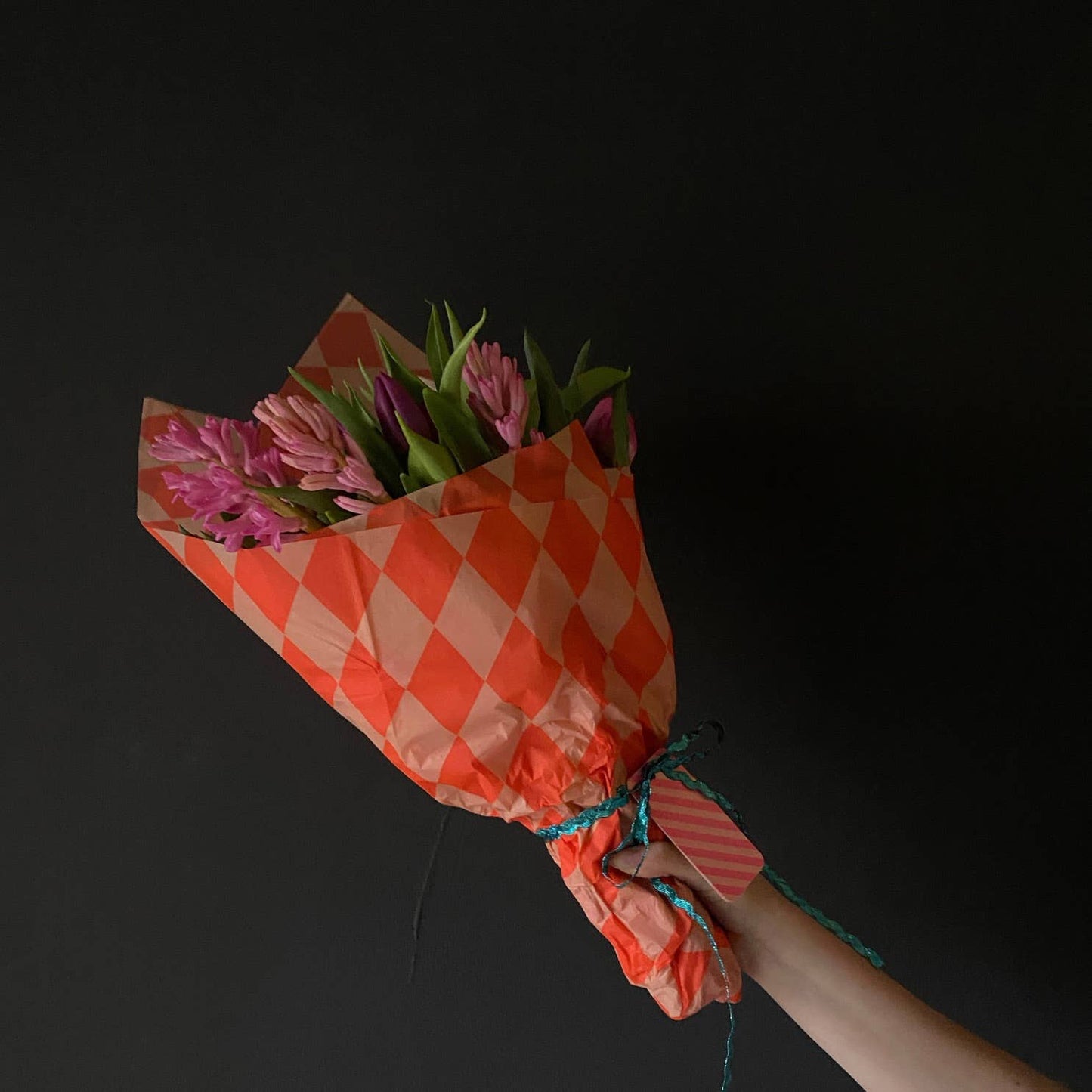 Petra Boase | Luxury Patterned Tissue Paper Gift Wrap | Green/Pink