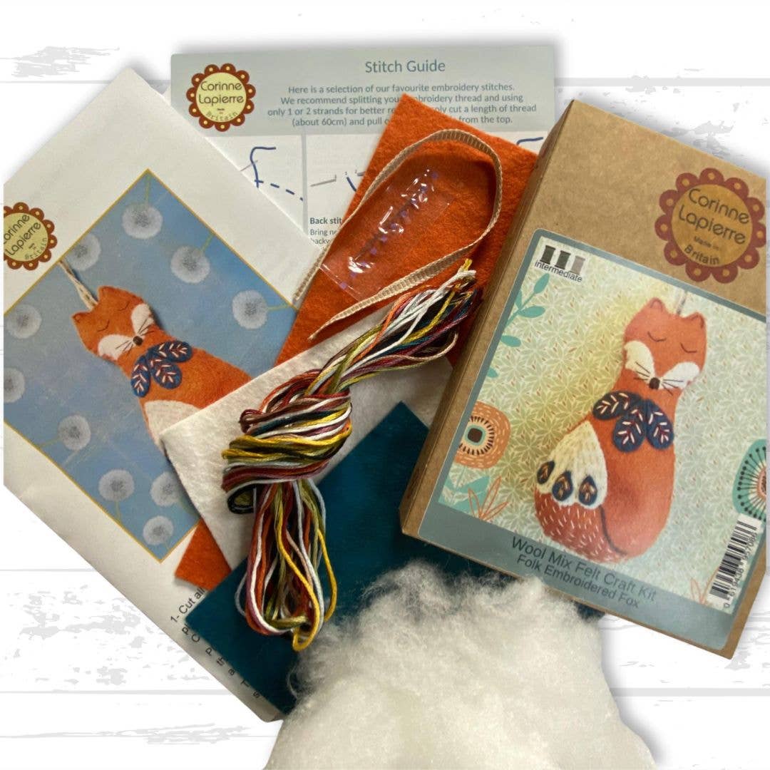 Corinne Lapierre | Folk Fox Felt Craft Mini Kit
