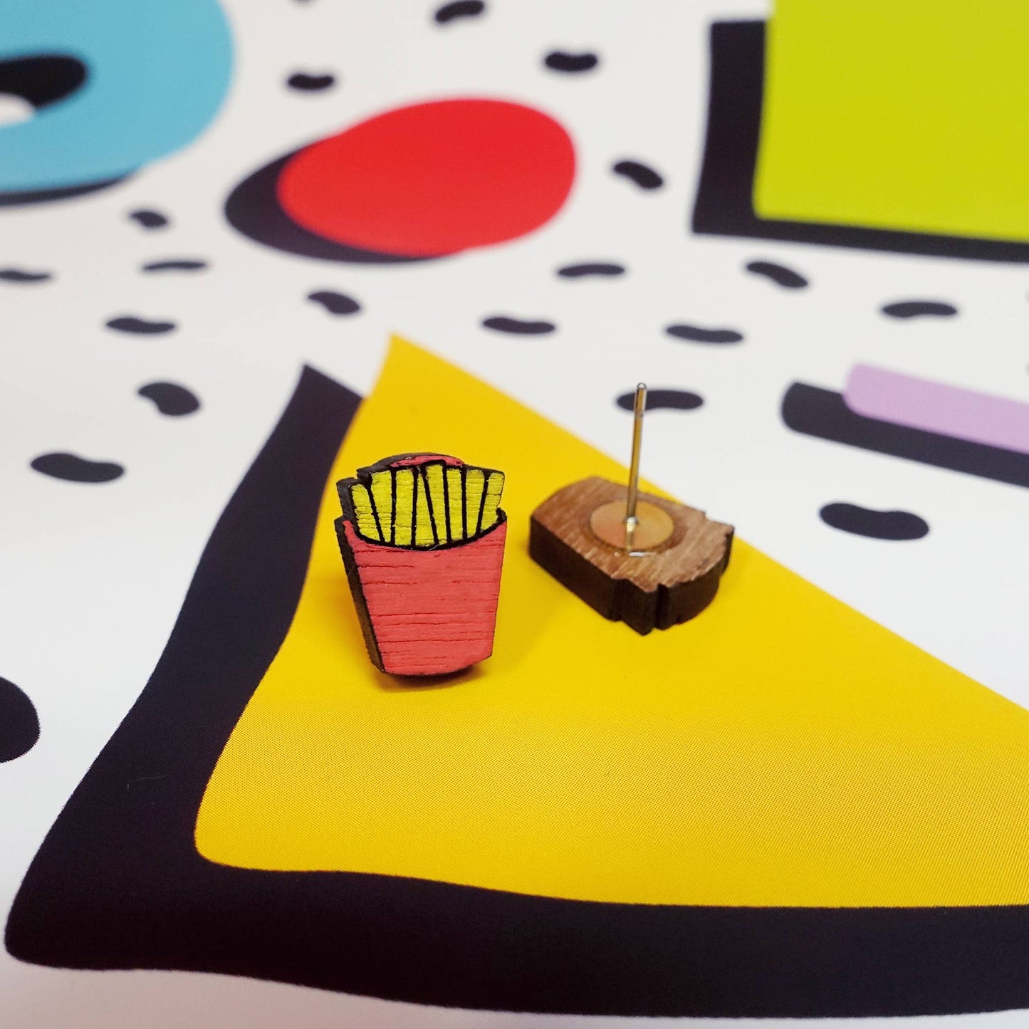 Silly Loaf | Stud Earrings | Fries
