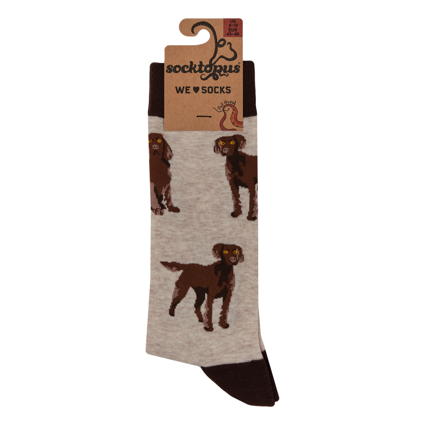 Socktopus | Span au Chocolat | Ooatmeal | L UK 9-12