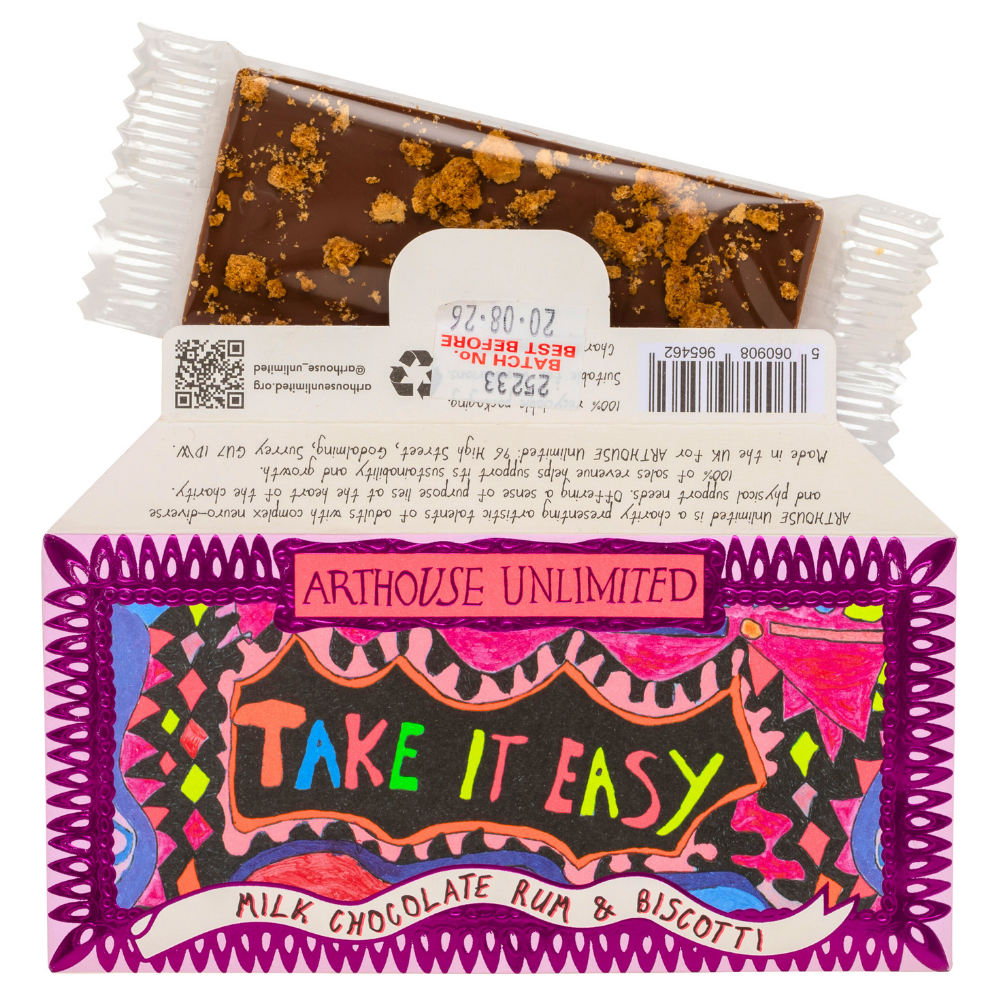 ARTHOUSE Unlimited | Joy Sized: Take It Easy, Milk Chocolate Rum & Biscotti