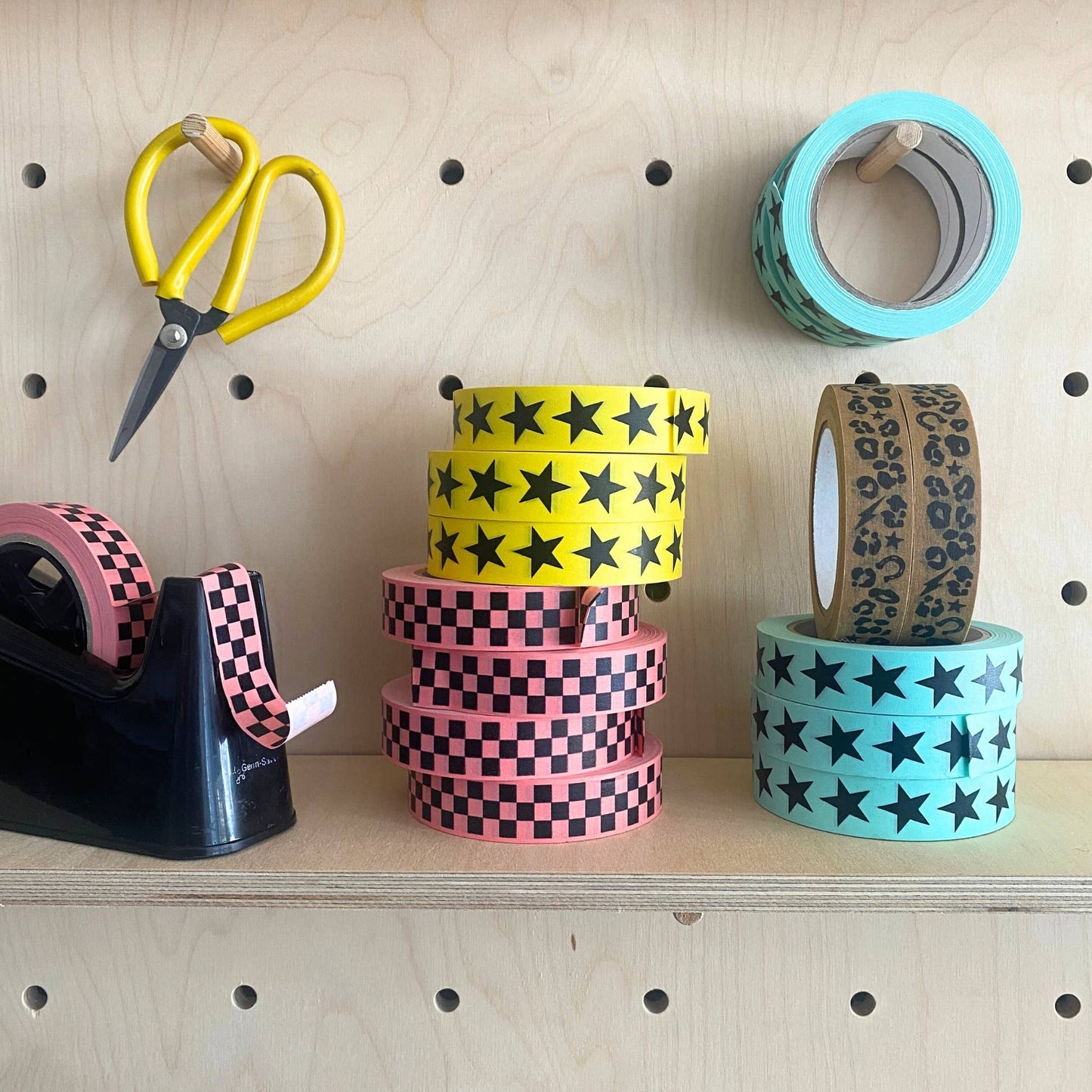 Petra Boase | 50m Adhesine Paper Tape | Rose Check