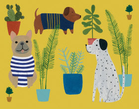 Roger La Borde | Notecards | Chouchou Chien