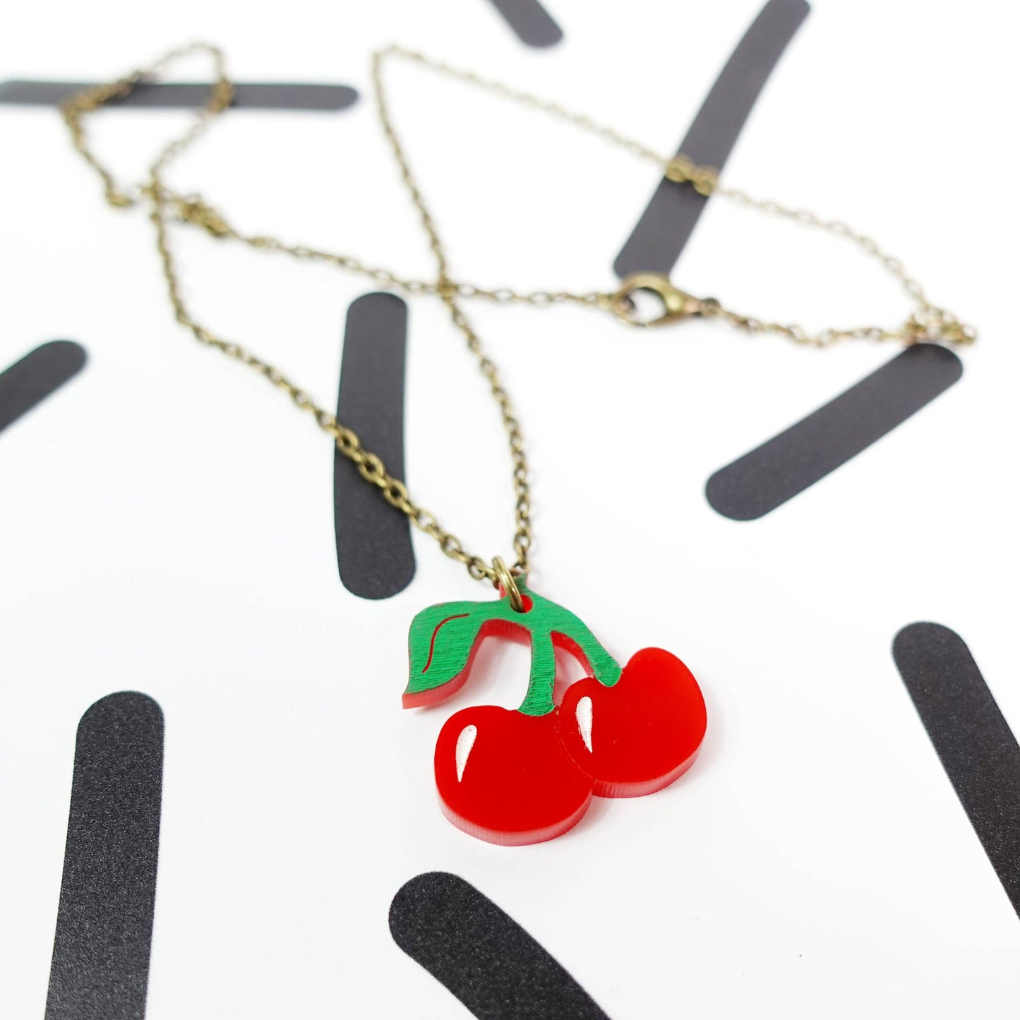 Silly Loaf | Mini Necklace | Cherries
