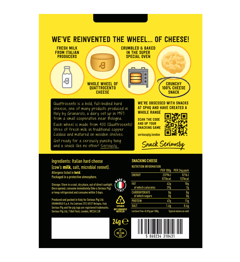 Serious Pig | Snacking Cheese | Classic