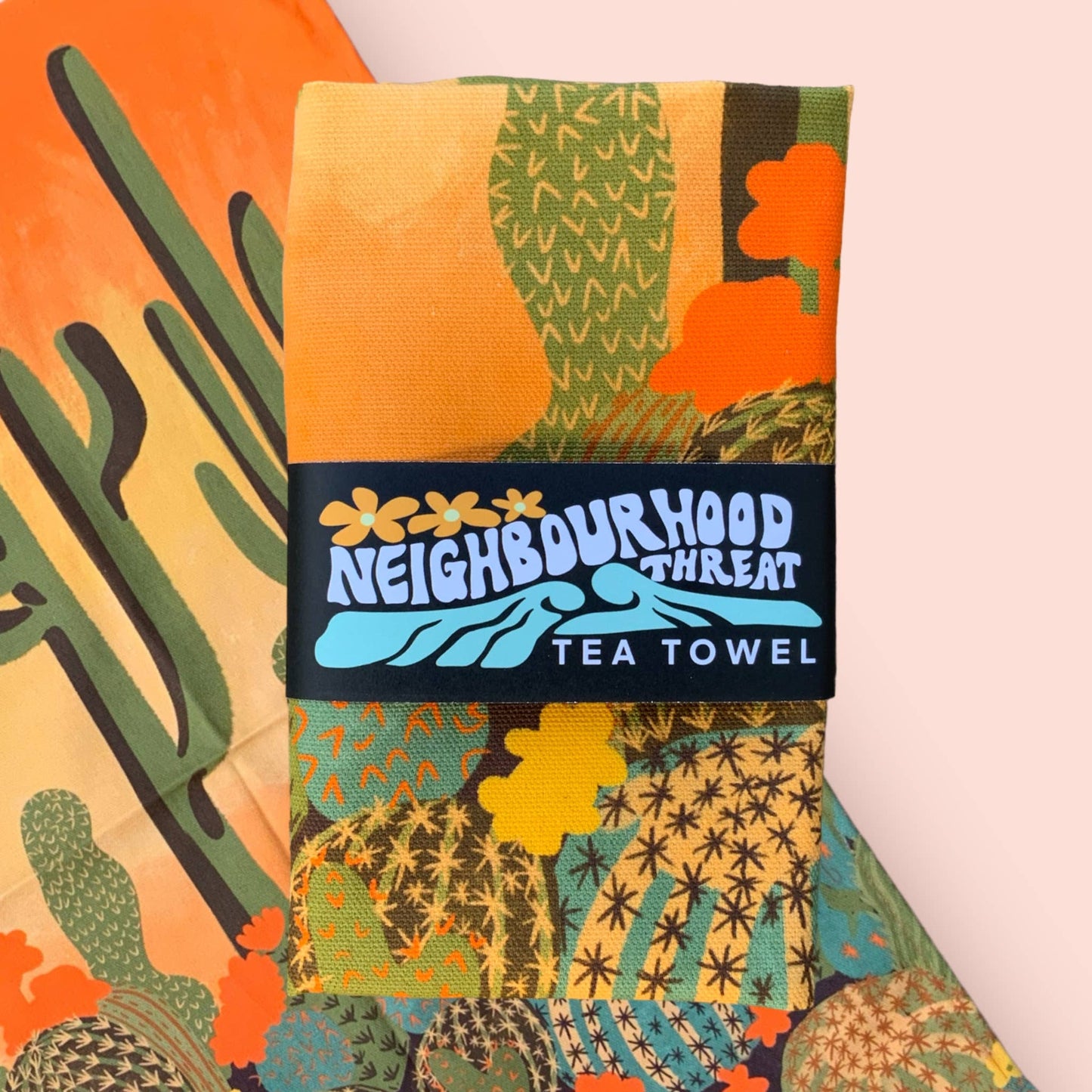 The Neighbourhood Threat Limited | Tea Towel | Cactus