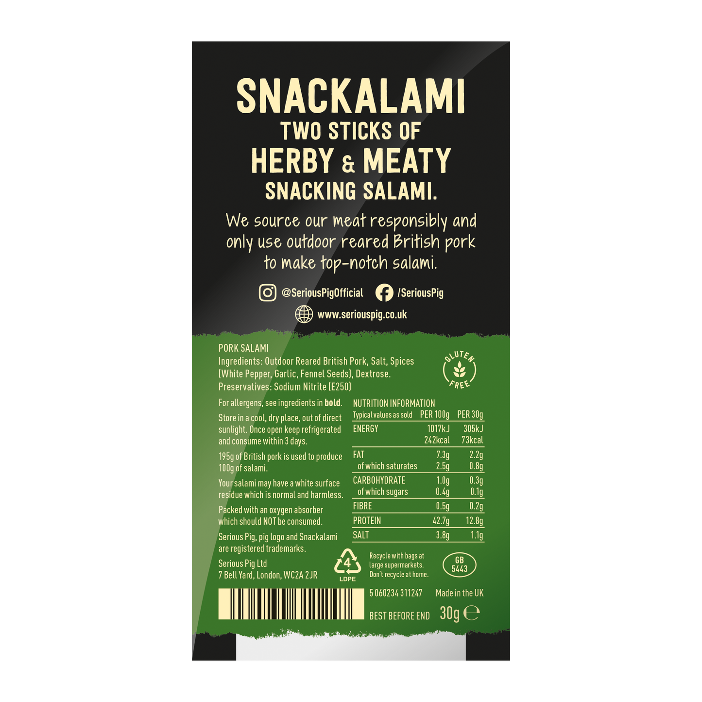 Serious Pig | Snackalami | Wild Fennel
