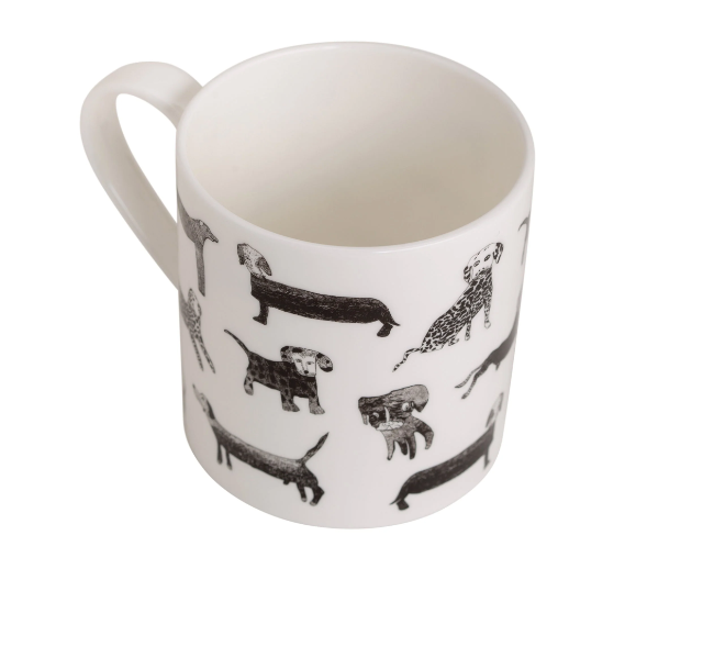 Arthouse Unlimited | Fine Bone China Mug | Dogalicious