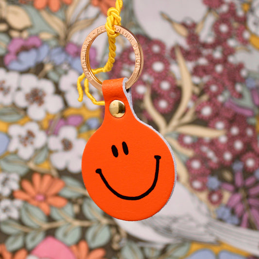 Ark | Feeling Lush Smilie Face Key Fob | Orange
