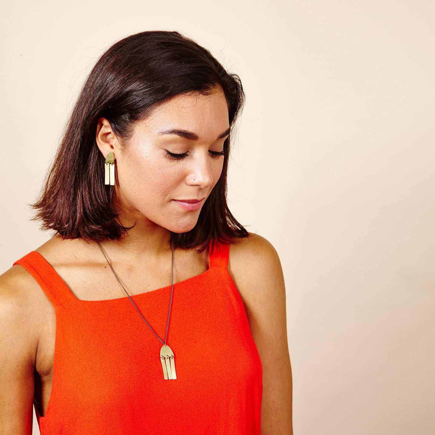 Just Trade | Fringe Rounded Pendant