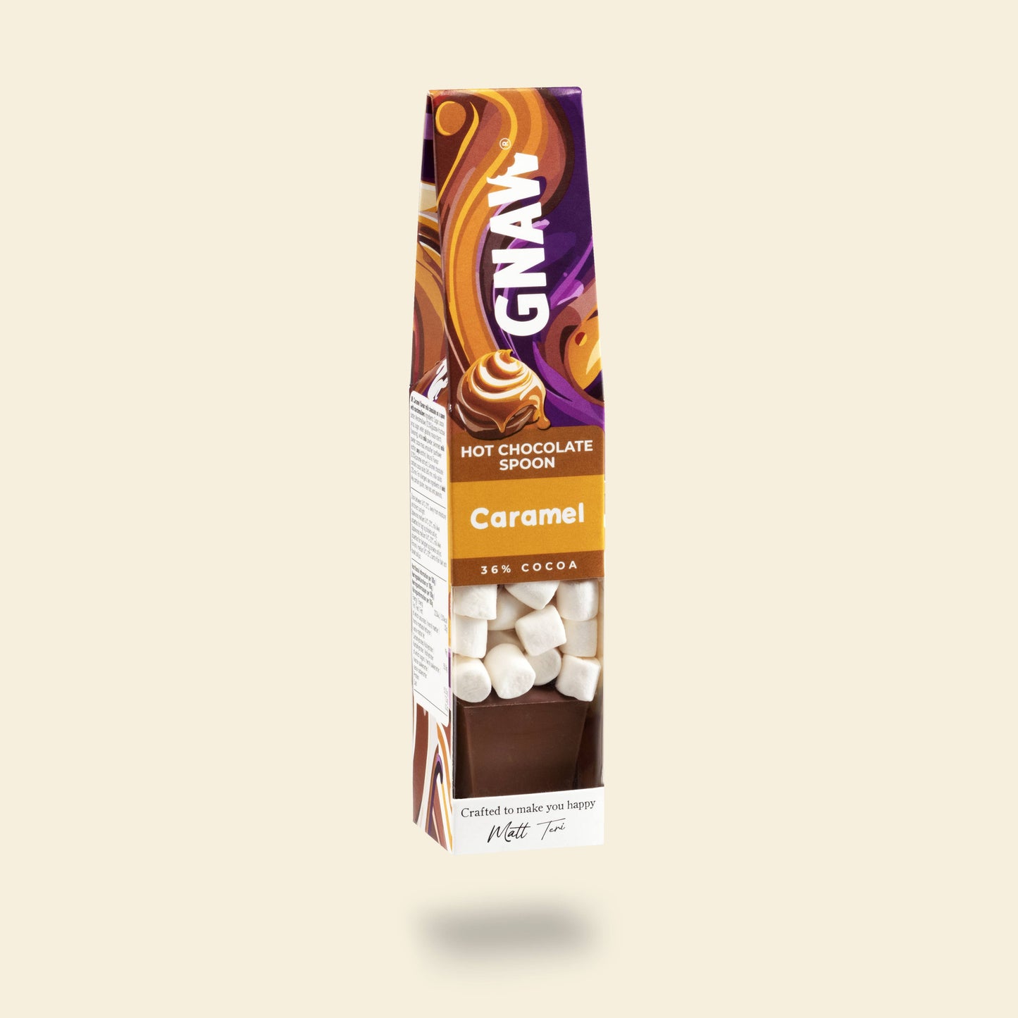 GNAW | Hot Chocolate Spoon With Marshmallows | Caramel