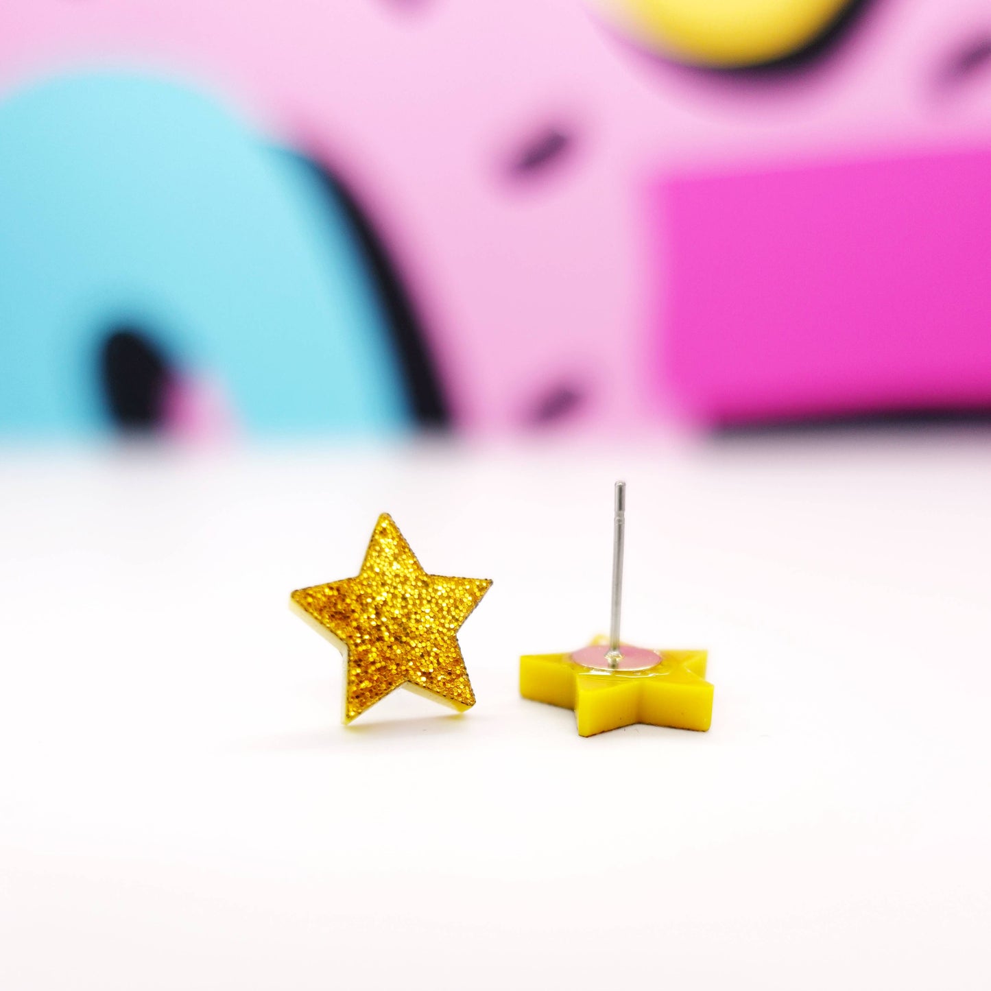 Silly Loaf | Stud Earrings | Star Gold