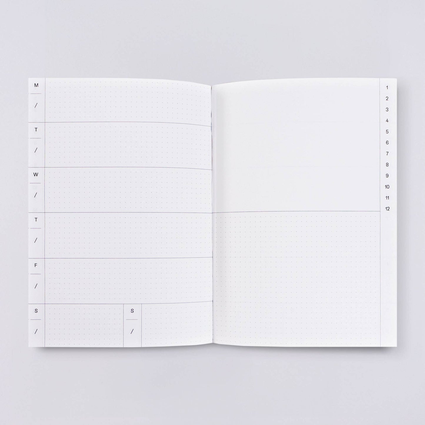 The Completist | A5 Undated Weekly Planner Book | Hinoki