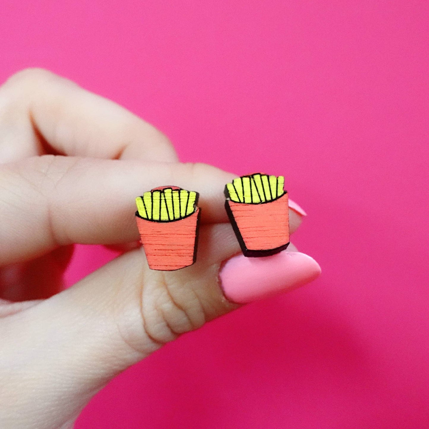 Silly Loaf | Stud Earrings | Fries