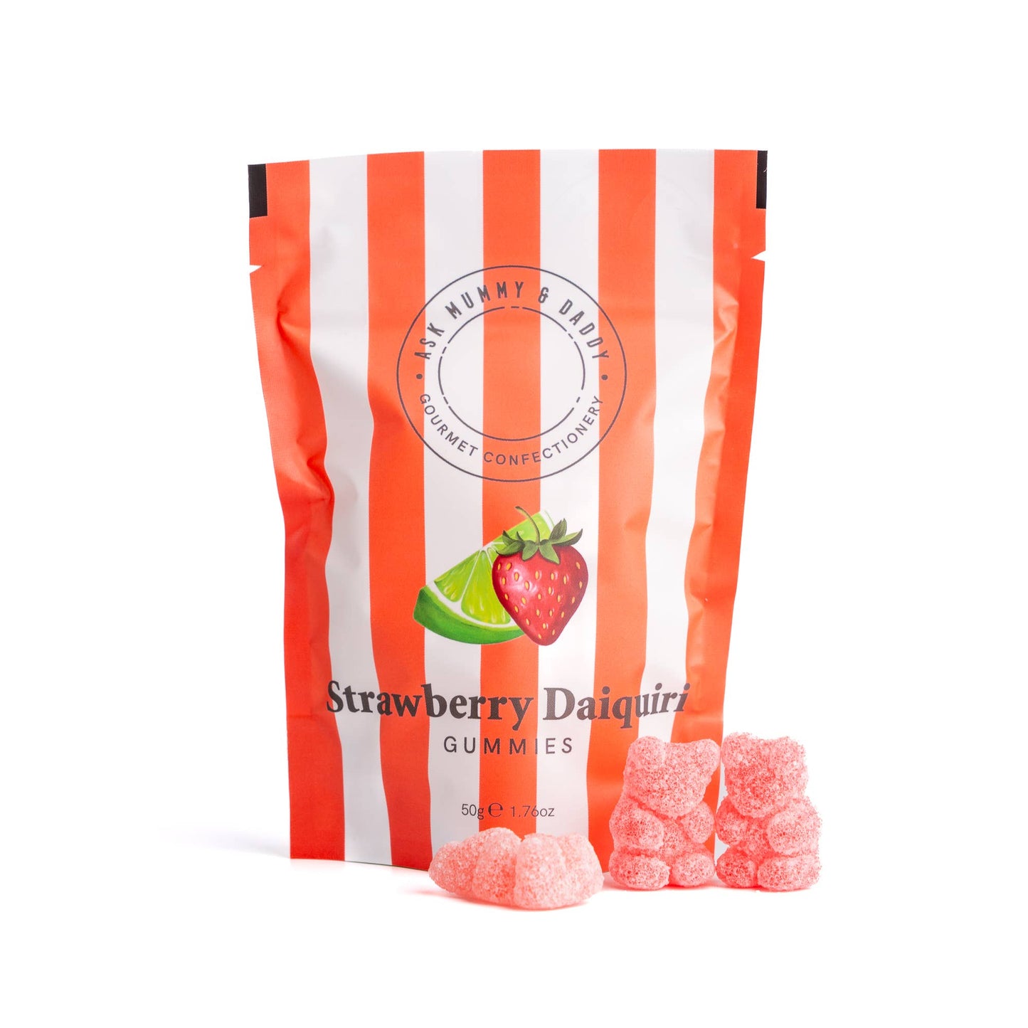 Ask Mummy & Daddy | Cocktail Gummies | Strawberry Daiquiri