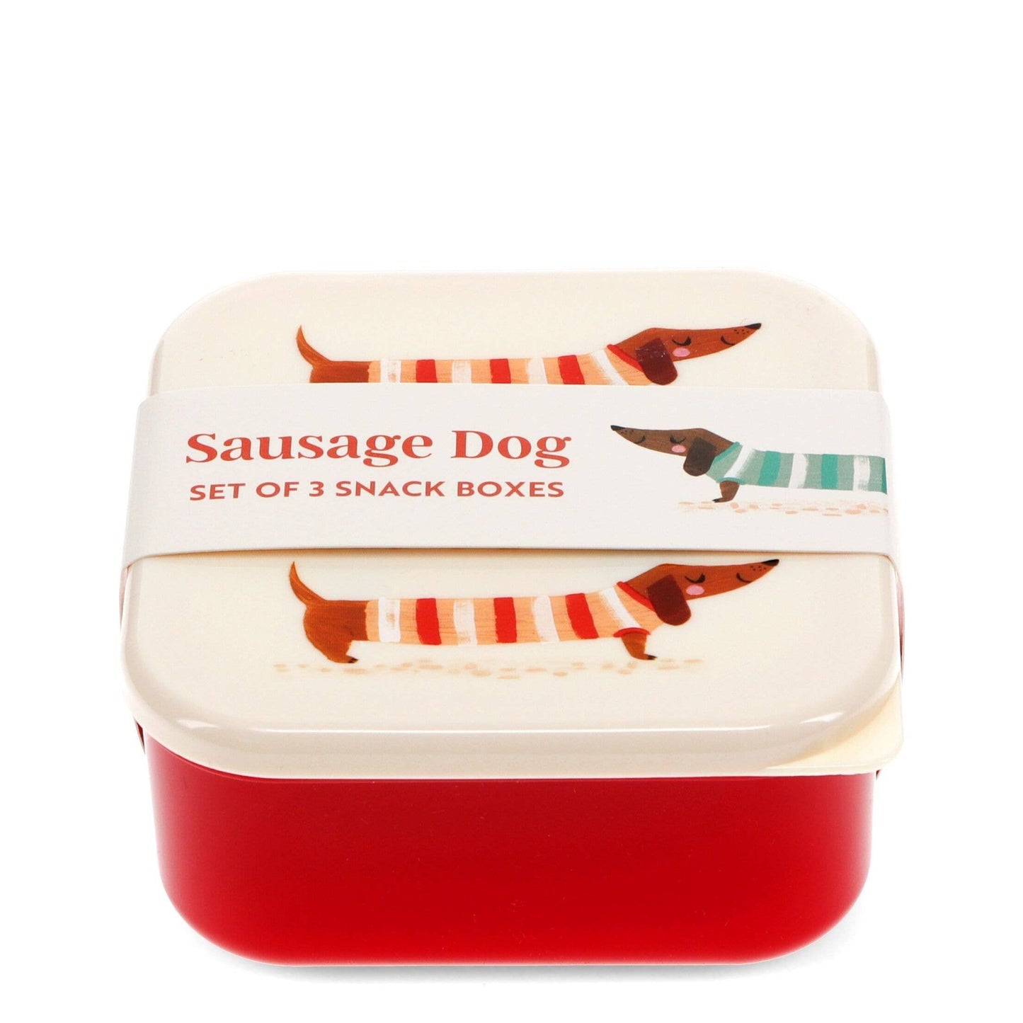 Rex | Set of 3 Snack Boxes | Sausage Dog