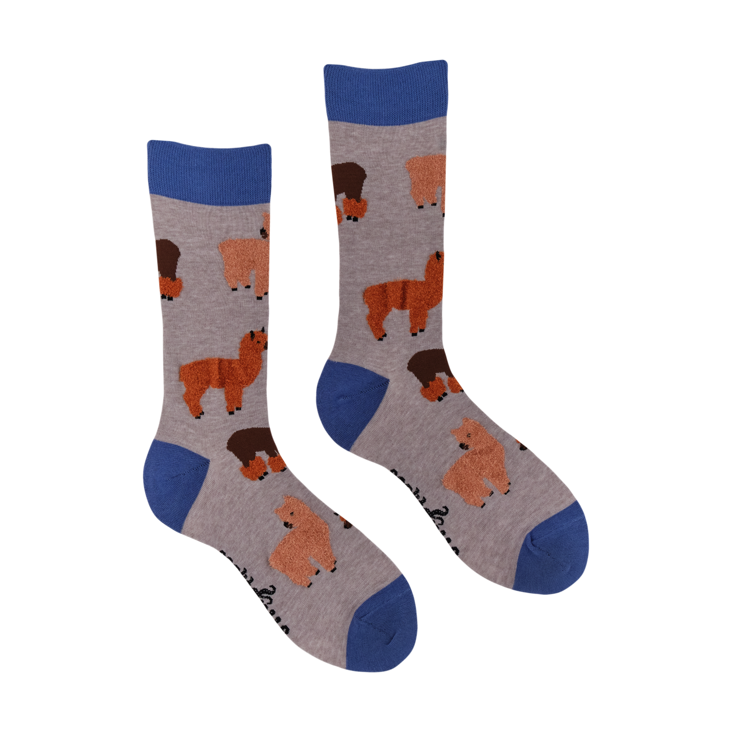 Socktopus | Fluffy Alpaca Socks | Grey | S UK 4-8