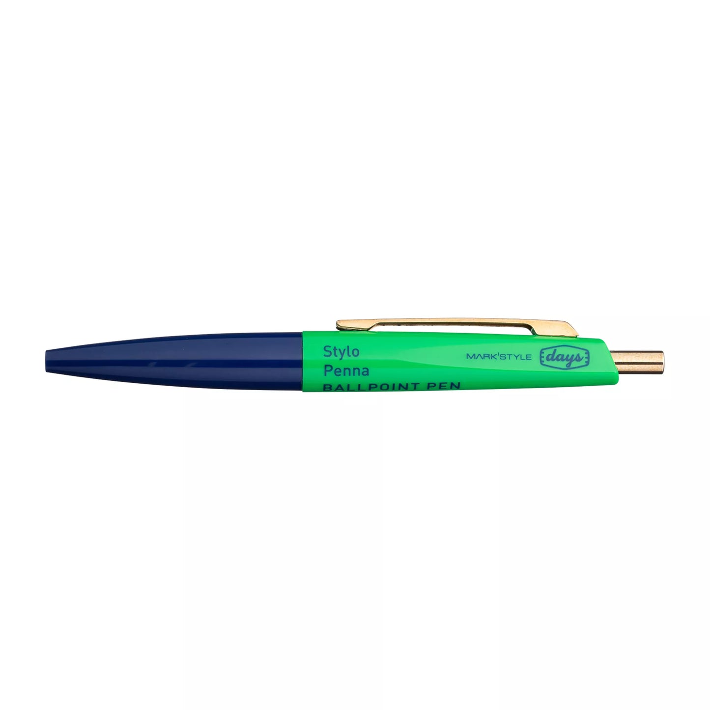 Mini Ballpoint Pen | Anterique x DAYS | Navy & Basil Green