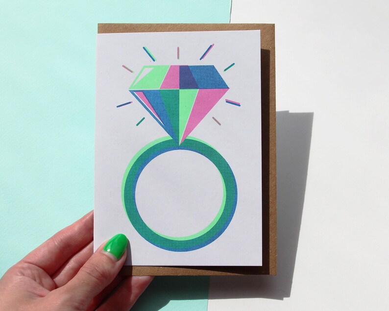 Greetings Card | "Engagement Ring"