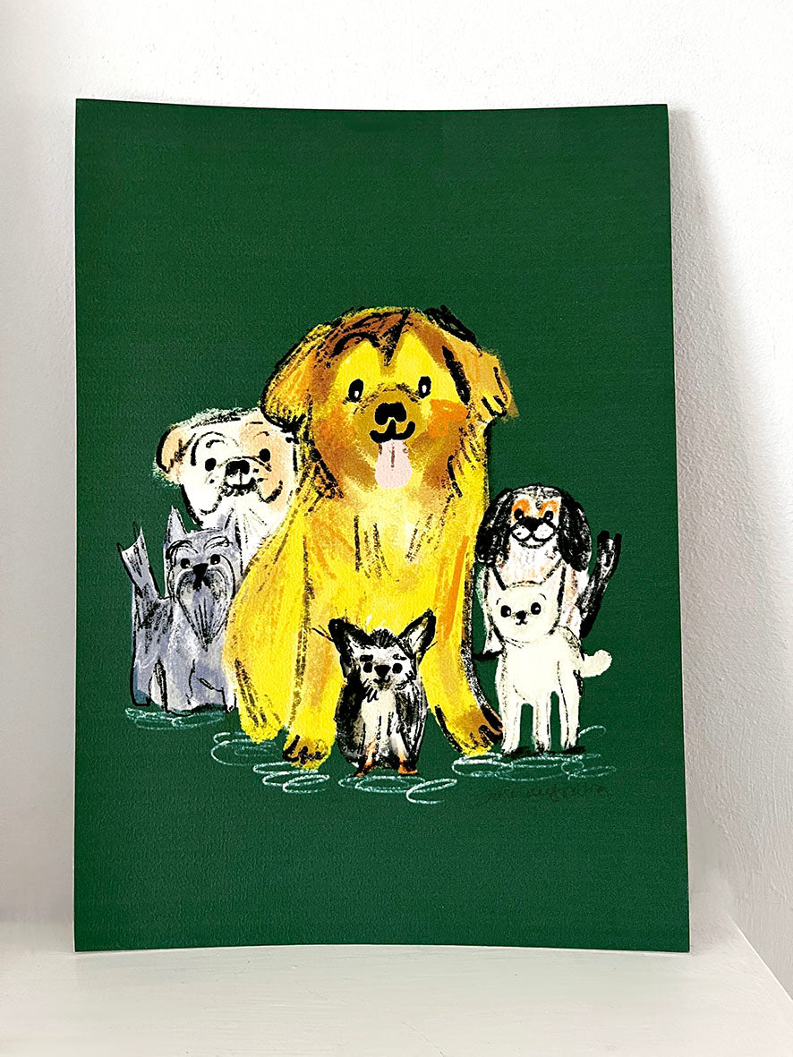 Jo Overend | A4 Print | Dogs