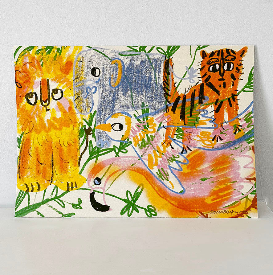 Jo Overend | A4 Print | Jungle