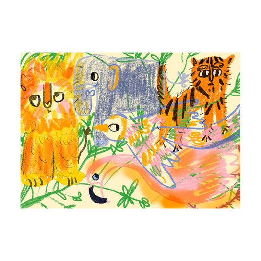 Jo Overend | A4 Print | Jungle