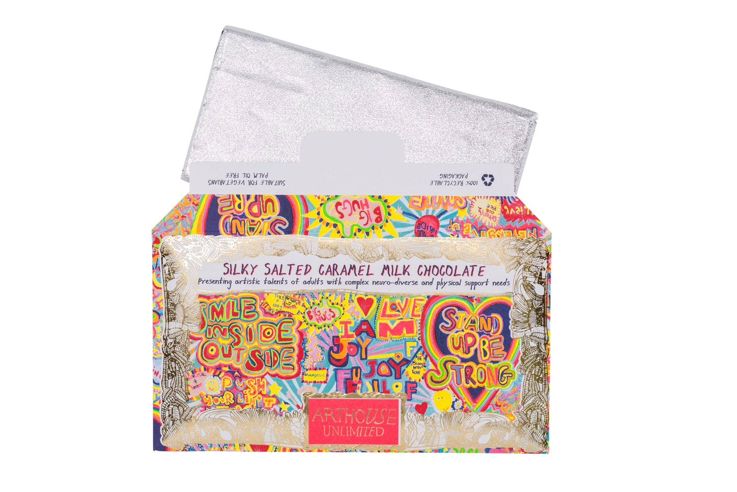 ARTHOUSE Unlimited | Full of Joy, Silky Milk Salted Caramel Chocolate Bar