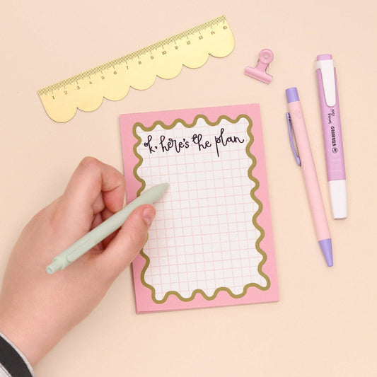 Oh, Laura | A6 Notepad | OK, Here's the Plan