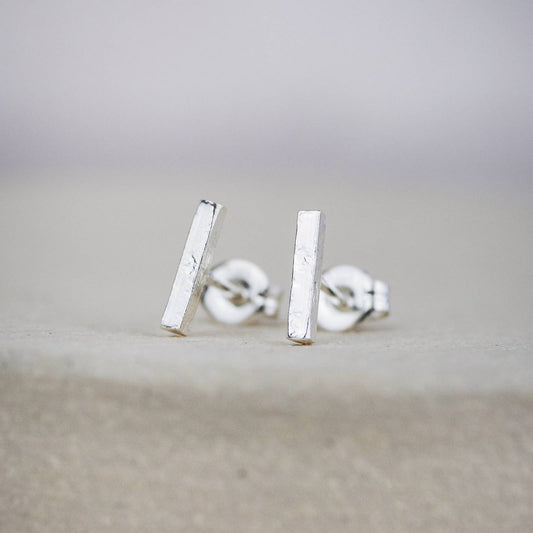 Lucy Kemp Jewellery | Sterling Silver Mini Studs | Stick