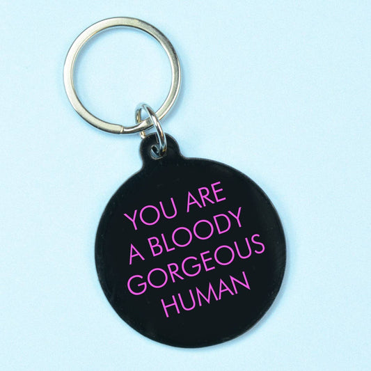Flamingo Candles | Keytag | You Are a Bloody Gorgeous Human