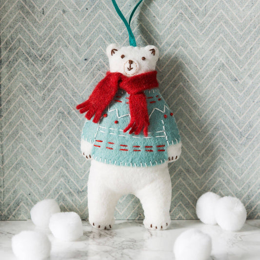 Corinne Lapierre | Polar Bear Felt Craft Mini Kit