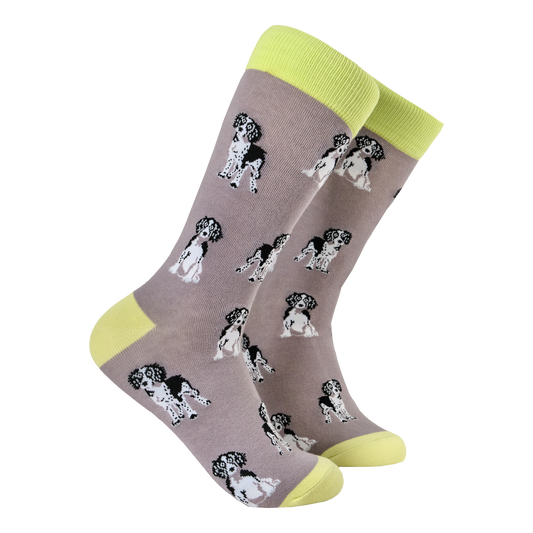 Socktopus | Spaniels | Grey | L UK 9-12