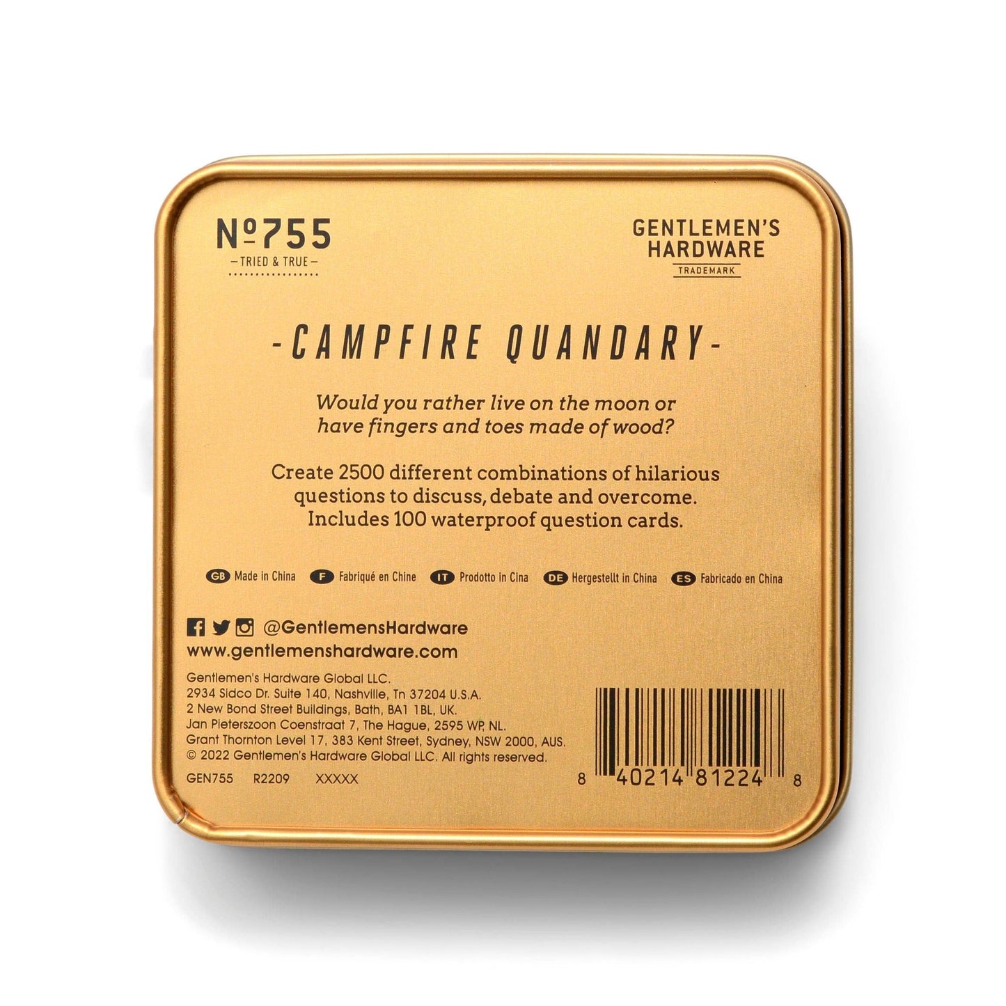 Gentlemen's Hardware | Campfire Quandary