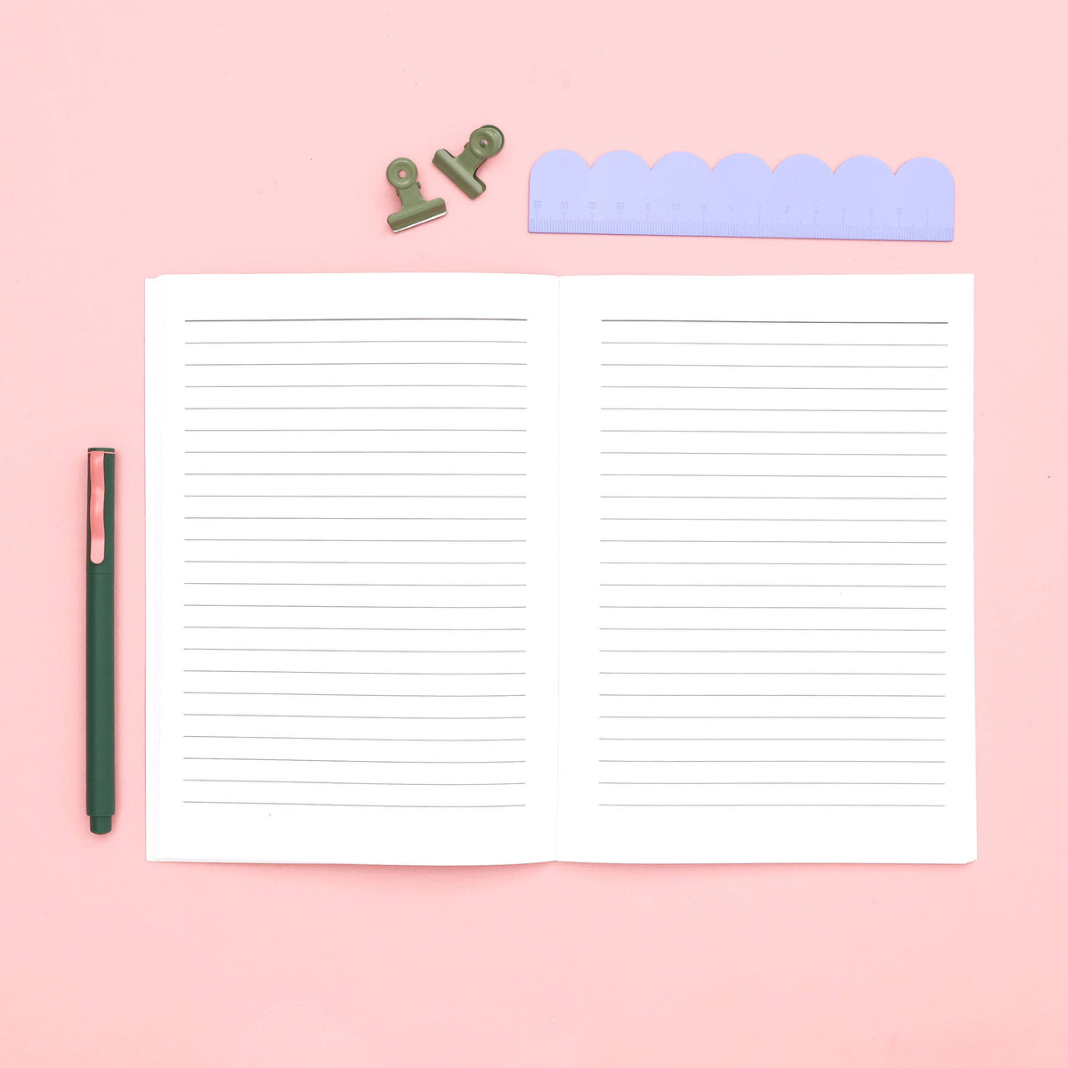 Fawn & Thistle | A5 Lined Notebook | Tutti Frutti Sardine