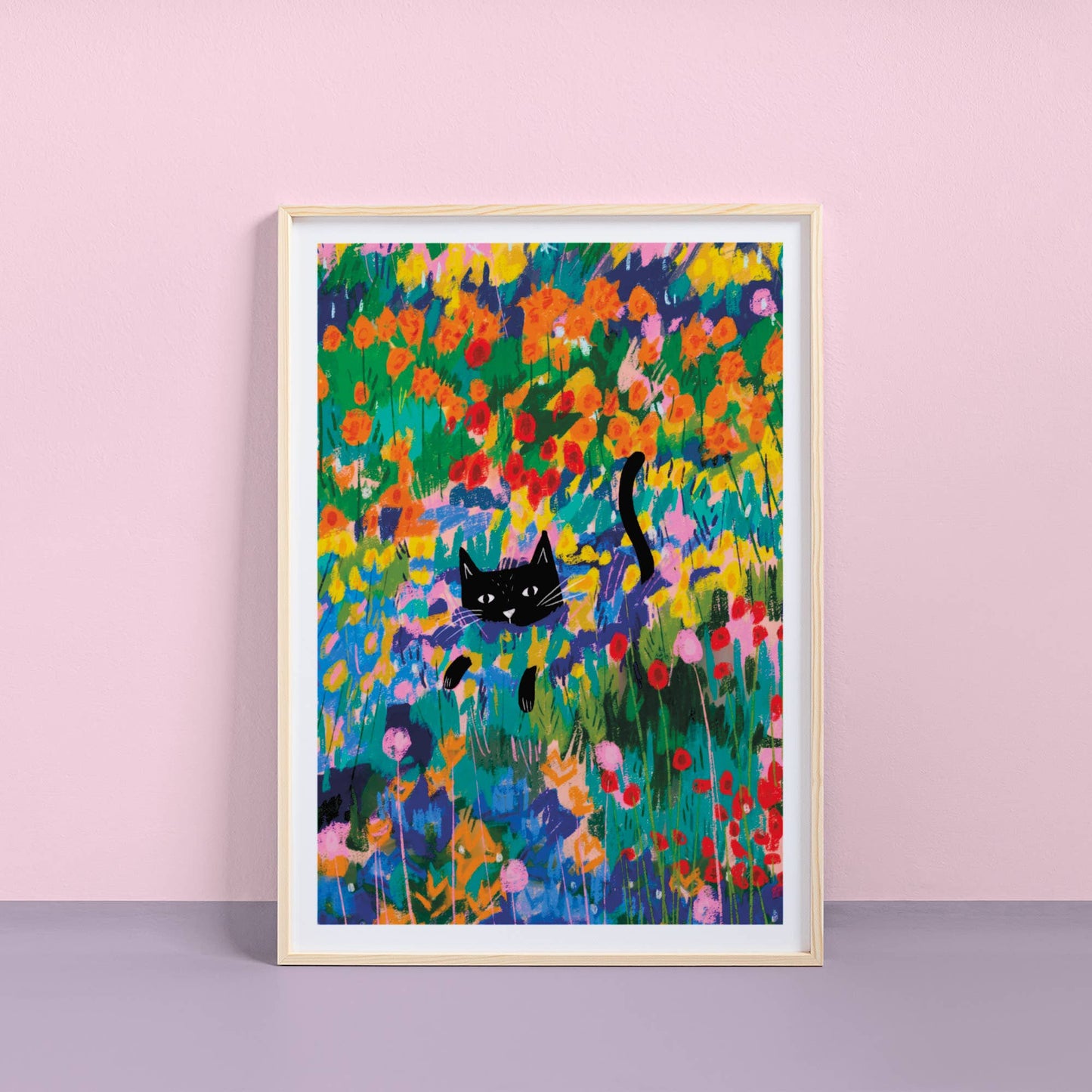 Niaski | A4 Print | The Cat in the Garden at Arles