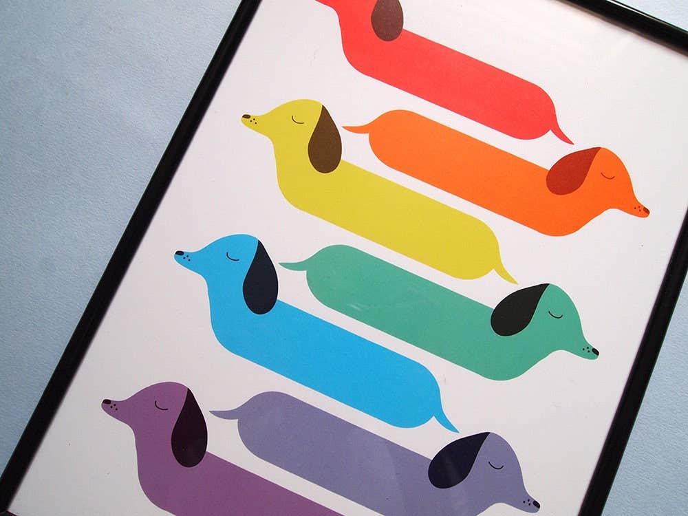 I Like Cats | A4 Print | Rainbow Dogs