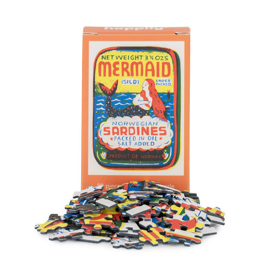 Jigsaw Puzzle | 99 piece mini | Mermaid Sardines