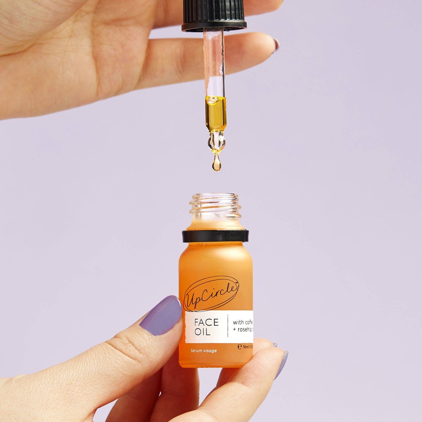 UpCircle | Face Oil | Collagen Boosting Vegan Organic Coffee + Rosehip | 10ml / Travel
