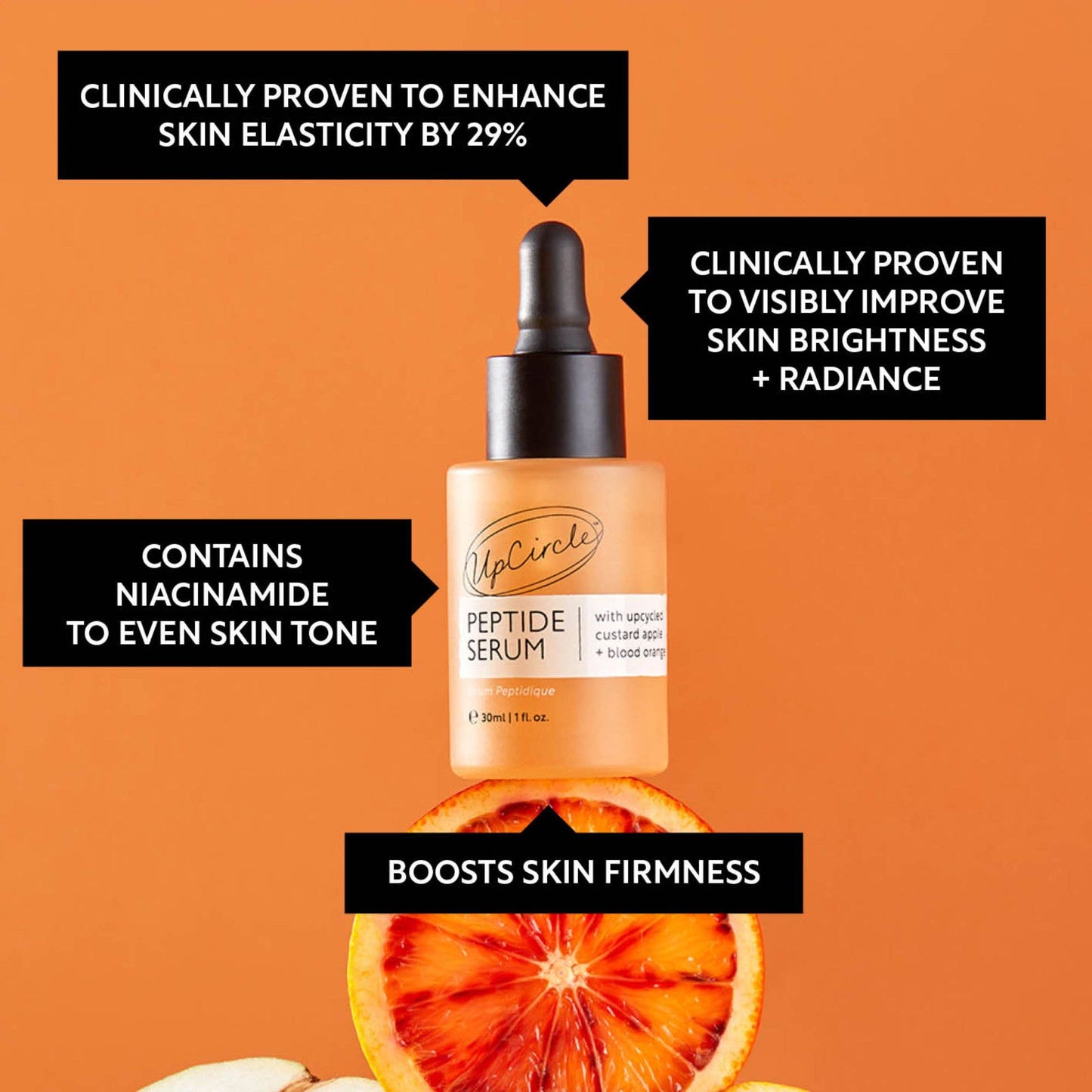UpCircle | Anti-Ageing Collagen Boosting Peptide Face Serum | 30ml